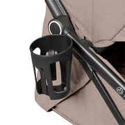 Ickle Bubba Aries Max Auto Fold Stroller - Biscuit