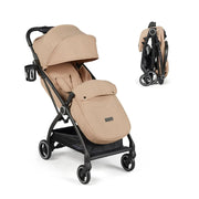 Ickle Bubba Aries Max Auto Fold Stroller - Biscuit