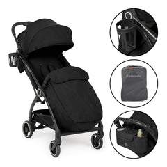 Ickle Bubba Aries Prime Auto Fold Stroller - Black