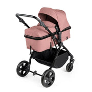 Ickle Bubba Comet 3-In-1 Travel System With Astral Car Seat - Black / Dusty Pink