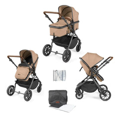 Ickle Bubba Cosmo 6 Piece Pram - Desert