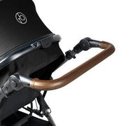 Ickle Bubba Cosmo 9 Piece Travel System with i-Size Nimbus Car Seat & Spin ISOFIX Base - Black