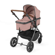 Ickle Bubba Cosmo 9 Piece Travel System with i-Size Nimbus Car Seat & Spin ISOFIX Base - Desert