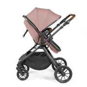 Ickle Bubba Cosmo 9 Piece Travel System with i-Size Nimbus Car Seat & Spin ISOFIX Base - Desert