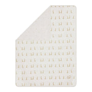 Ickle Bubba Reversible Cotton Blanket - Bunnychino