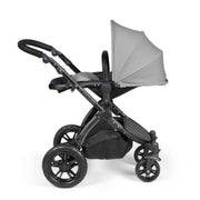 Ickle Bubba Stomp Luxe 12 Piece Travel System with Maxi-Cosi Cabriofix i-Size Car Seat & ISOFIX Base - Pearl Grey