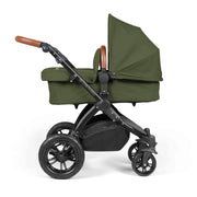Ickle Bubba Stomp Luxe 12 Piece Travel System with Maxi-Cosi Cabriofix i-Size Car Seat & ISOFIX Base - Woodland