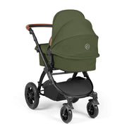 Ickle Bubba Stomp Luxe 12 Piece Travel System with Maxi-Cosi Cabriofix i-Size Car Seat & ISOFIX Base - Woodland