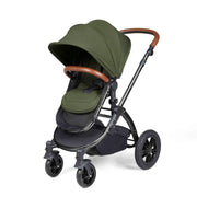Ickle Bubba Stomp Luxe 12 Piece Travel System with Maxi-Cosi Cabriofix i-Size Car Seat & ISOFIX Base - Woodland