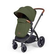 Ickle Bubba Stomp Luxe 12 Piece Travel System with Maxi-Cosi Cabriofix i-Size Car Seat & ISOFIX Base - Woodland