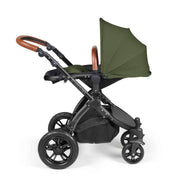 Ickle Bubba Stomp Luxe 12 Piece Travel System with Maxi-Cosi Cabriofix i-Size Car Seat & ISOFIX Base - Woodland