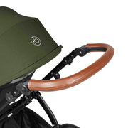 Ickle Bubba Stomp Luxe 12 Piece Travel System with Maxi-Cosi Cabriofix i-Size Car Seat & ISOFIX Base - Woodland