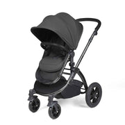 Ickle Bubba Stomp Luxe 12 Piece Travel System with i-Size Nimbus Car Seat & Spin ISOFIX Base - Charcoal Grey
