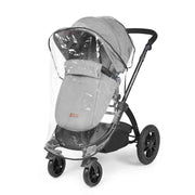 Ickle Bubba Stomp Luxe 12 Piece Travel System with i-Size Cirrus Car Seat & ISOFIX Base - Pearl Grey