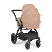 Ickle Bubba Stomp Luxe 12 Piece Travel System with i-Size Nimbus Car Seat & Spin ISOFIX Base - Desert