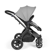 Ickle Bubba Stomp Luxe 12 Piece Travel System with i-Size Nimbus Car Seat & Spin ISOFIX Base - Pearl Grey