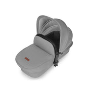 Ickle Bubba Stomp Luxe 12 Piece Travel System with i-Size Nimbus Car Seat & Spin ISOFIX Base - Pearl Grey