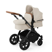 Ickle Bubba Stomp Luxe 12 Piece Travel System with i-Size Cirrus Car Seat & ISOFIX Base - Stone