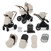 Ickle Bubba Stomp Luxe 9 Piece Pram - Stone