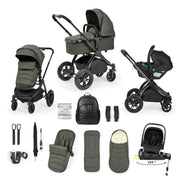 Ickle Bubba Stomp Luxe Elements Edition 15 Piece Travel System with Nimbus - Forest