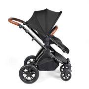 Ickle Bubba Stomp Luxe Travel System & Home 14 Piece Bundle Black Chassis - Black