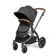 Ickle Bubba Stomp Luxe Travel System & Home 14 Piece Bundle Black Chassis - Charcoal Grey