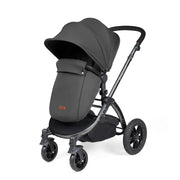Ickle Bubba Stomp Luxe Travel System & Home 14 Piece Bundle Black Chassis - Charcoal Grey