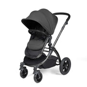 Ickle Bubba Stomp Luxe Travel System & Home 14 Piece Bundle Black Chassis - Charcoal Grey
