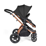 Ickle Bubba Stomp Luxe Travel System & Home 14 Piece Bundle Bronze Chassis - Black