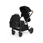 Ickle Bubba Virgo Growing Family 11 Piece Pram - Black
