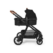 Ickle Bubba Virgo Growing Family 14 Piece Travel System with i-Size Cirrus Car Seat & ISOFIX Base - Black