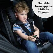 MBCS200 Spin Car Seat with Top Tether - Black