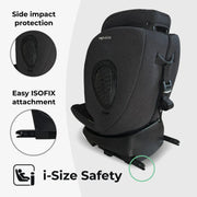 MBCS200 Spin Car Seat with Top Tether - Black
