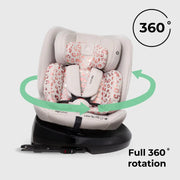 MBCS200 Spin Car Seat with Top Tether - Pink Leopard