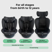MBCS300 Easy Spin Car Seat with Top Tether - Black