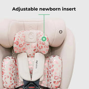 MBCS300 Easy Spin Car Seat with Top Tether - Pink Leopard