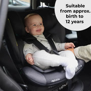 MBCS400 Spin Car Seat with Support Leg - Black