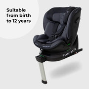 MBCS400 Spin Car Seat with Support Leg - Black