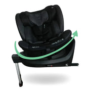 MBCS400 Spin Car Seat with Support Leg - Black