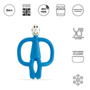 Matchstick Monkey Original Teething Toy - Blue
