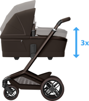Maxi Cosi Fame Pram with Carrycot - Espresso Brown