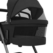Maxi Cosi Fame Premium Pushchair Bundle with Pebble 360 Pro 2 Car Seat & Base - Luxe Twillic Black