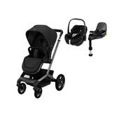 Maxi Cosi Fame Pushchair with Pebble 360 Pro 2 Car Seat & Base - Twillic Black