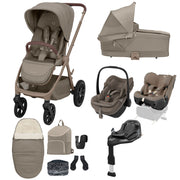 Maxi Cosi Oxford 10 Piece Premium Travel System - Oak Truffle