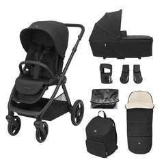 Maxi Cosi Oxford 7 Piece Essential Bundle - Twillic Black