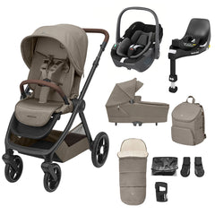 Maxi Cosi Oxford+ 9 Complete Bundle - Twillic Truffle