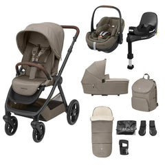 Maxi Cosi Oxford 9 Piece Premium Bundle - Twillic Truffle