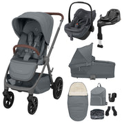 Maxi Cosi Oxford 9 Piece Premium Travel System - Moon Graphite