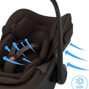 Maxi Cosi Pebble Slide Pro Car Seat - Espresso Brown