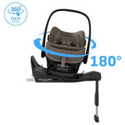 Maxi Cosi Pebble Slide Pro Car Seat - Oak Truffle